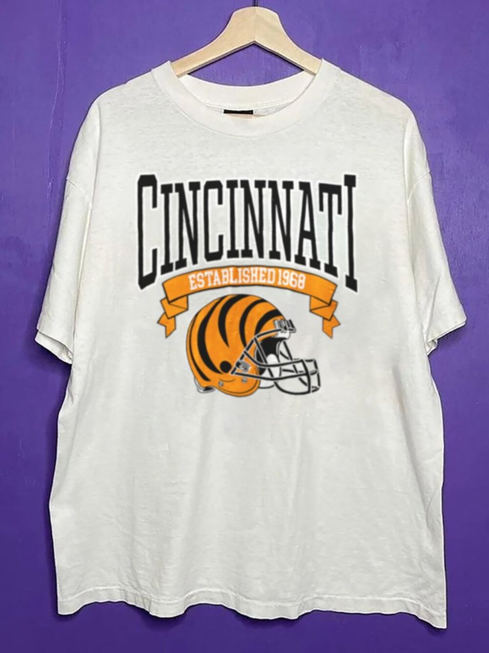 Vintage Cincinnati Bengals Football Shirt, NFL Bengals Football Men Women Shirt